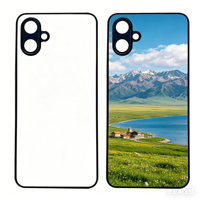 Coque de téléphone vierge en TPU 2D antichoc personnalisée en usine pour Samsung A06, impression par sublimation
