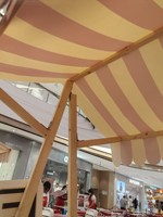 Stand de marché pliable en bois portable - Stand de vente pour marchés fermiers et salons d'artisanat pour événements