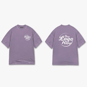 เสื้อยืดแขนสั้นสีลูกกวาดพิมพ์ลายสโลแกนตามสั่งคุณภาพสูง สไตล์สตรีทโดปามีน สำหรับฤดูร้อน ผ้าฝ้าย 100% ระบายอากาศได้ดี - Product Image 3