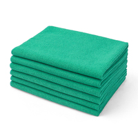 Chiffonnette de nettoyage en microfibre absorbante sans peluches, réutilisable, lavable, chiffon de polissage durable, serviette de nettoyage multi-usages