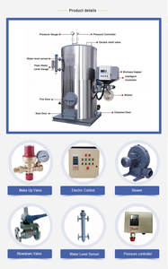 Générateur <span class=keywords><strong>de</strong></span> vapeur rotative hydrodynamique pour bois, chaudière à vapeur automatique, 12 v 2 tonnes, 300Kg, <span class=keywords><strong>prix</strong></span> par <span class=keywords><strong>heure</strong></span>, générateur <span class=keywords><strong>de</strong></span> vapeur - Product Image 4