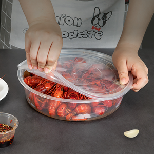 High Quality Custom Wholesale Large Capacity <b>Disposable</b> Take Out Food Packaging Plastic <b>Bowl</b> - Product Image 4