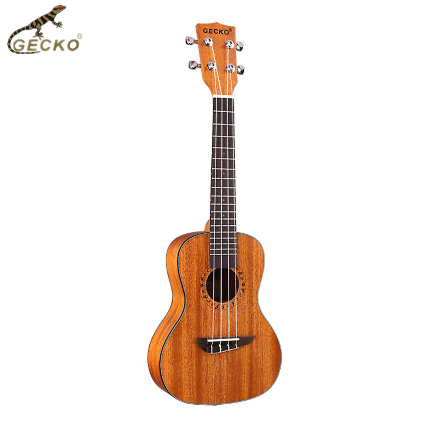 Gekko Mahonie Okoume Hout Concerto Ukelele 4 Snaren Tenor Ukelele Gitaar Hot Sale 23 26 Inch Goedkope Abs Nek Rosewood Muzikanten