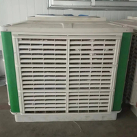 Refroidisseur d'air évaporatif industriel à flux d'air de 18 000 m3/h, climatiseur industriel, pompe et moteur automatiques à faible bruit