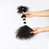 OrientFashion Cheveux Humains Vietnamiens Ondulés et Bouclés en Vrac à Faible Chute pour Tresses et Twists de Salon