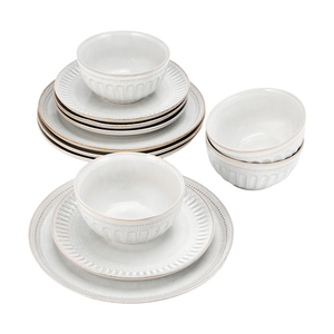 Precio <span class=keywords><strong>de</strong></span> fábrica, juego <span class=keywords><strong>de</strong></span> cena blanco <span class=keywords><strong>de</strong></span> <span class=keywords><strong>12</strong></span> <span class=keywords><strong>piezas</strong></span>, juego <span class=keywords><strong>de</strong></span> <span class=keywords><strong>vajilla</strong></span> <span class=keywords><strong>de</strong></span> <span class=keywords><strong>porcelana</strong></span> <span class=keywords><strong>de</strong></span> estilo europeo, <span class=keywords><strong>vajilla</strong></span> - Product Image 1