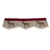 Rideau de porte en coton à motif animalier printanier américain, translucide, anti-poussière, pour salon, idéal pour le commerce transfrontalier.