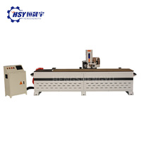 Machine de perçage de trous de serrures de porte CNC, machine à rainurer et mortaiser le bois 380V 13kW pour meubles