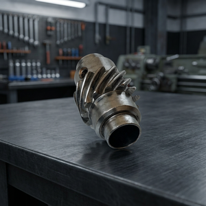 High-Precision High-Modulus Stainless Steel Helical <b>Gear</b> Shaft CNC Machined Precision-Heat Treated Customizable Finish/Coating - Product Image 3