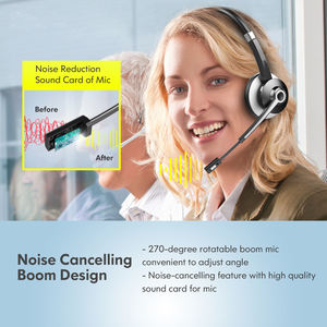 Casque léger avec microphone antibruit Option de support de charge Connectez deux appareils simultanément - Product Image 2