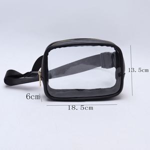 Summer Hot Sale Custom Transparent Waterproof PVC Fashion Letter Waist Bag Square Clear Fanny Pack Zipper Portable Travel - Product Image 6