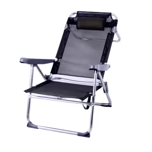 Cadeira de praia portátil dobrável ao ar livre Sun Lounger Cadeira para jardim exterior interior Camping B cadeiras de praia dobráveis