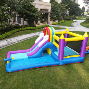 สไลเดอร์เป่าลมพร้อมสระน้ำสำหรับสวนสาธารณะและบ้าน NB-93009  บ้านลมเป่าลม รุ่น S - Product Image 5