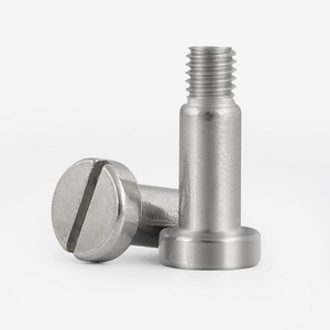 Vis à épaule sans tête fendue M1.5 DIN923, vis à tête cylindrique fendue avec épaule, vis à épaule à filetage partiel - Product Image 1