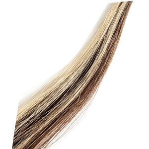 Extensions de cheveux européens pré-collées à la kératine Sens Flat, couleur 4-25 châtain brun à blond platine, 25 mèches, 100% cheveux Remy - Product Image 3