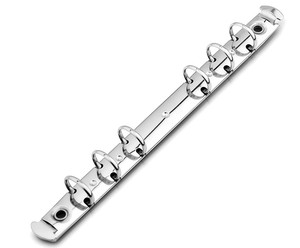 Metal Binder Ring Mechanism Metal 6 Rings with Loose Leaf Binder Clip