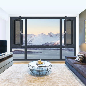 Fenêtre à battant moderne en aluminium, triple <span class=keywords><strong>vitrage</strong></span> isolant, ouverture vers l'extérieur, grille de sécurité, norme australienne, pour maisons australiennes - Product Image 3