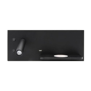Lampada LED 4000K 130lm con doppio accensione, USB + Qi, 14x35x14 cm, ideale per l'illuminazione in ambienti di lavoro e domestici. - Product Image 1