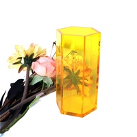 Boîte de présentation en acrylique haute transparence avec traitement personnalisé et matériaux DIY, vente directe d'usine de boîtes cadeaux 2026