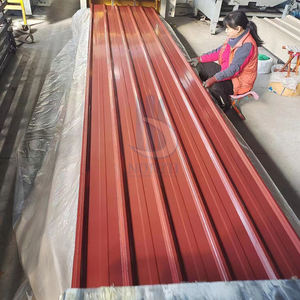 Гофрированный лист толщиной 0,5 мм оцинкованный Гофрированный стальной лист с цветным покрытием - Product Image 5