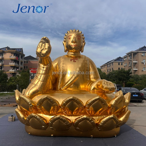 <span class=keywords><strong>Bouddha</strong></span> <span class=keywords><strong>gonflable</strong></span> doré utilisé pour les grandes célébrations extérieures comme décoration et outil publicitaire. - Product Image 1