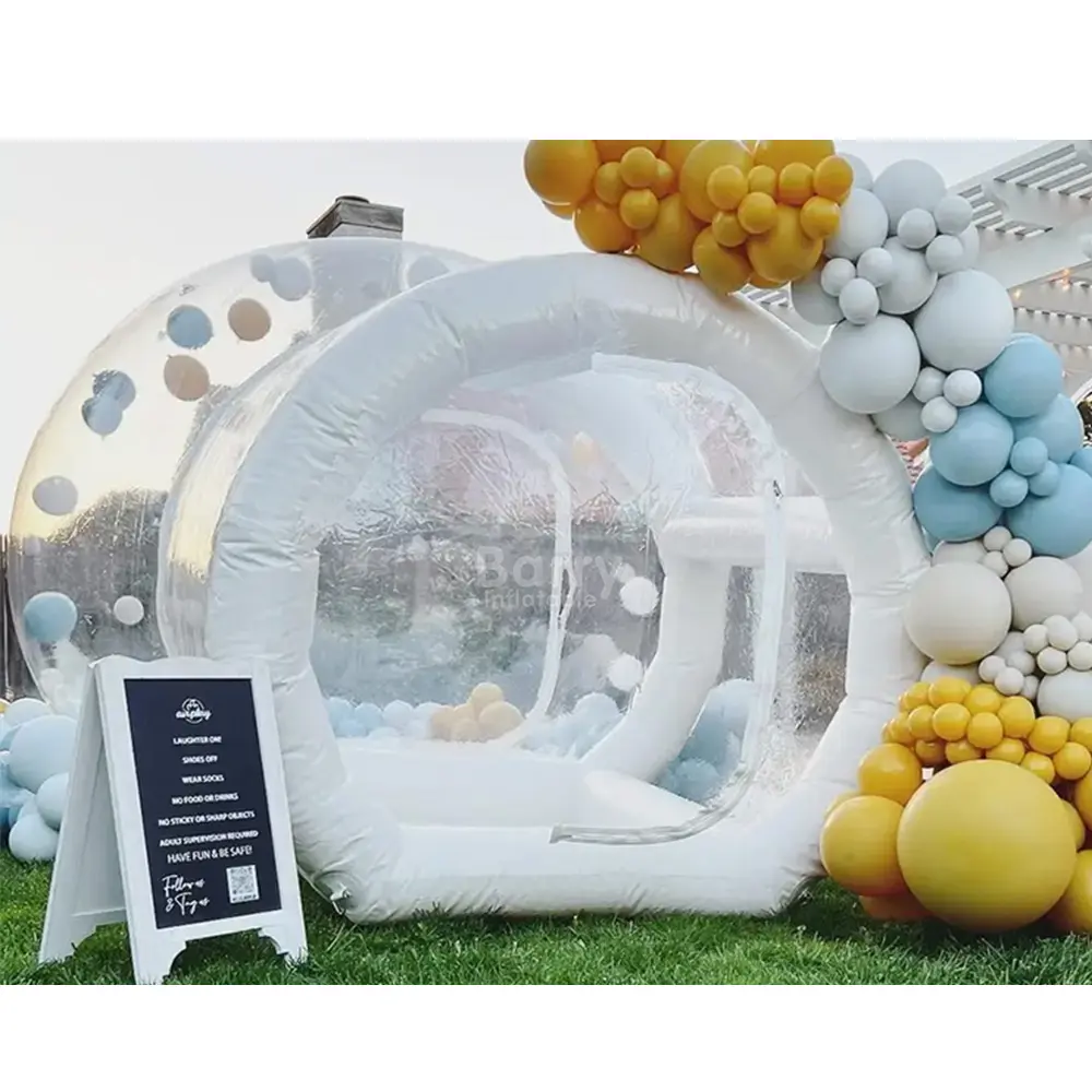High Quality Bubble Camping Balloon dome bubble Tent bubble balloon house bouncy for Kids Party Birthday