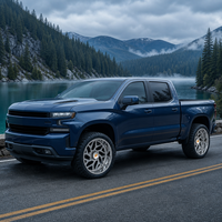 Rines SRD Personalizados de Perfil Cóncavo Profundo H 6x135 6x139.7 8x170 de 22, 24 y 26 Pulgadas para Chevy Silverado, GMC Sierra, Tundra, Ram 1500