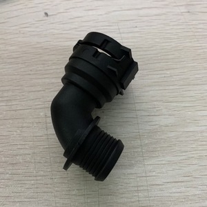 Connecteur de tuyau de liquide de refroidissement Bmw 64219317614 64219354459, coude en plastique noir pour remplacement de l'entrée d'eau - Product Image 1