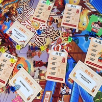Bedruckte Box mit Benutzerdefinierten CMYK-Laminierten Gestanzten Spielkarten aus Beschichtetem Papier, Cartoon-Spielkarten-Set mit Geschenkbox und Anleitung
