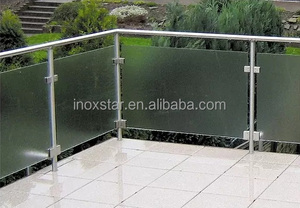 스테인레스 스틸 유리 클램프 사각형 모양 반경 후면 유리 난간 클램프 실내 야외 난간 난간 난간 - Product Image 4