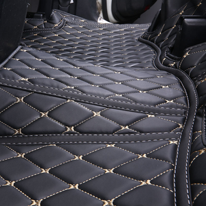 Tapis de sol de voiture de luxe rouge, ensemble complet, imperméable, diamant, pour <span class=keywords><strong>Mercedes</strong></span> toutes séries 3D, vente en gros - Product Image 3