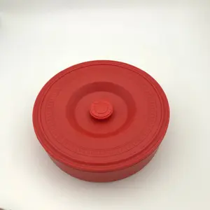 Food Grade plastic container custom pannenkoek keeper met deksels en tortilla warmer