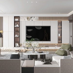 Living Room <b>TV</b> Stand | Custom <b>TV</b> <b>Cabinet</b> with Drawers and Shelves | Large-Capacity Storage <b>Cabinet</b> - Product Image 3