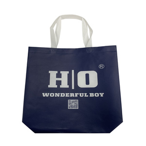Bolso de compras reutilizable con logotipo personalizado, bolsa de mano de compras de mercado no tejida, <span class=keywords><strong>pp</strong></span> - Product Image 4