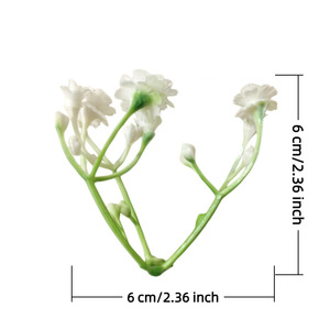 Bouquet de fleurs artificielles en forme de souffle de bébé, 6 cm, en PE souple, décoration d'intérieur, cadeau, décoration de bureau - Product Image 1