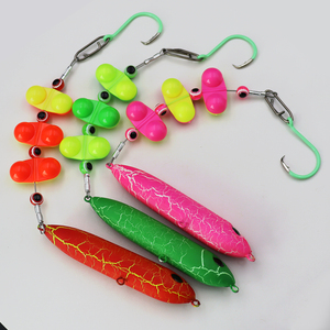 Seacrazy nouveau B5 éclairage enduit poisson-chat plate-forme 100mm 5.16in 13.2g crayon <span class=keywords><strong>Popper</strong></span> leurre artificiel dur appât W lumineux cercle crochets - Product Image 6