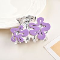 YJL Nouvelle conception Pince à cheveux personnalisée pour femme, motif fleur de printemps, en acétate