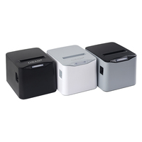 Impresora Térmica de Recibos POS de Alta Velocidad GS-8370 de 80 mm con Cortador Automático, USB, LAN, Impresora para Cocina de Restaurante para Pequeñas Empresas