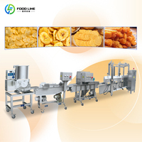 Compacte complete lijn voor startende snackfabriek, kleine productielijn voor aardappelchips
