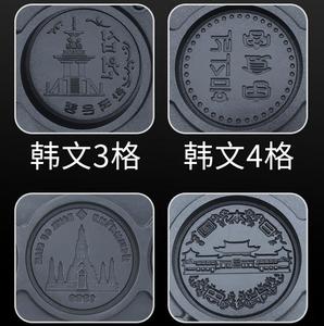 Thép Không Gỉ Điện Hiệu Quả Cao Waffle Maker Có Thể Điều Chỉnh Nhiệt Đồng Xu Vàng Thiết Kế Bánh Mì Cho Châu Á Thực Phẩm Đường Phố 4L - Product Image 5