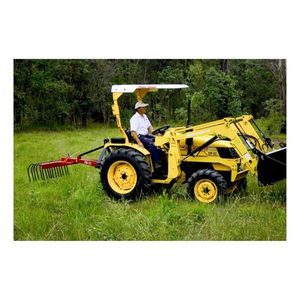 Accessoires de tracteur <span class=keywords><strong>Râteau</strong></span> <span class=keywords><strong>Râteau</strong></span> à bâton à 3 points <span class=keywords><strong>Râteau</strong></span> de paysage pour l'enlèvement des débris - Product Image 6