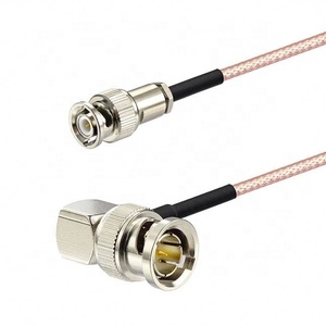 Mini BNC Male to BNC Male Right Angle RG179 <strong>Cable</strong> 5 feet for HD <strong>SDI</strong> Video Camerawith good quality - Product Image 1