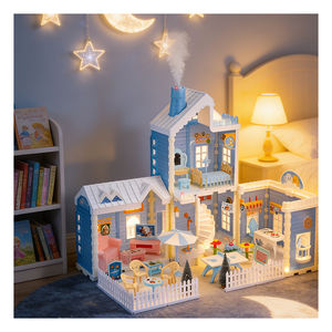 Casa de muñecas para niñas, casa de muñecas para niños, casa de juguete para niños, casas de muñecas grandes, casa de juegos de simulación, mansión, villa - Product Image 3