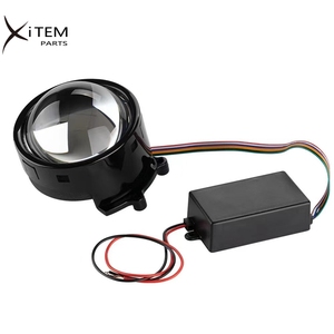 Feux de démon dynamiques 12V pour phares de voiture, feux antibrouillard, feux arrière, rétrofit, éclairage automobile DIY, <span class=keywords><strong>3</strong></span> pouces - Product Image 3