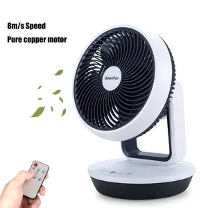 Alibaba Verified Supplier Factory Direct 10 Inch Auto Oscillating Touch Control Air Circulator Table Fans With Remote Control.