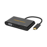 CableCreation Type-C/VGA pour adaptateur, neuf, compatible avec les modèles d'ordinateurs portables MacBook Pro 2020/iPad Pro
