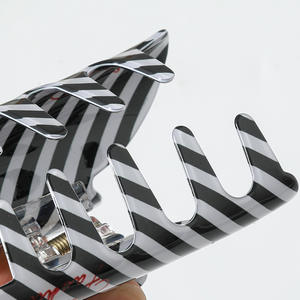 กิ๊บติดผมพลาสติก PVC ลายหัวใจแบบเกาหลี ขายส่ง กิ๊บหนีบผมพลาสติก PVC สีสันสดใสสำหรับเด็กผู้หญิง - Product Image 4