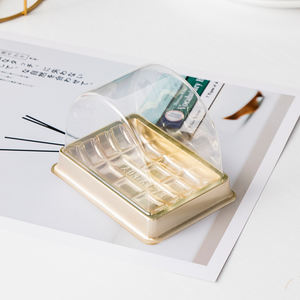 Boîte transparente en PET pour rouleau de gâteau, boîte semi-circulaire en blister pour pain, pâtisserie, sushi, sucre - Product Image 5