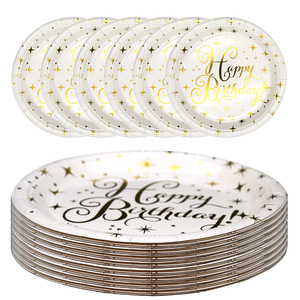 Platos, Vasos y Servilletas Desechables con Diseño de Puntos Dorados, Artículos para Fiestas de Cumpleaños, Juegos de Vajilla, Decoraciones para Fiestas - Product Image 4