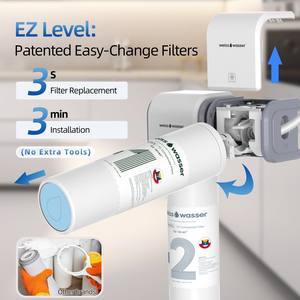 Purificateur d'eau par ultrafiltration Menred pour usage domestique, système UF sous évier avec <span class=keywords><strong>filtre</strong></span> à membrane à fibres creuses de 0,01 micron - Product Image 4